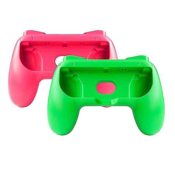 Til Nintendo Switch Grip Nintendo Switch Joy Con Handle-spilkonsol (Rød og blå 2-pak)