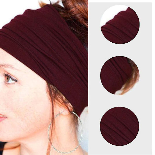 6-pack Spandex Dreadlocks-rör Unisex Stretch Dreadlocks Band Öppen Ände Elastiskt Hårskydd