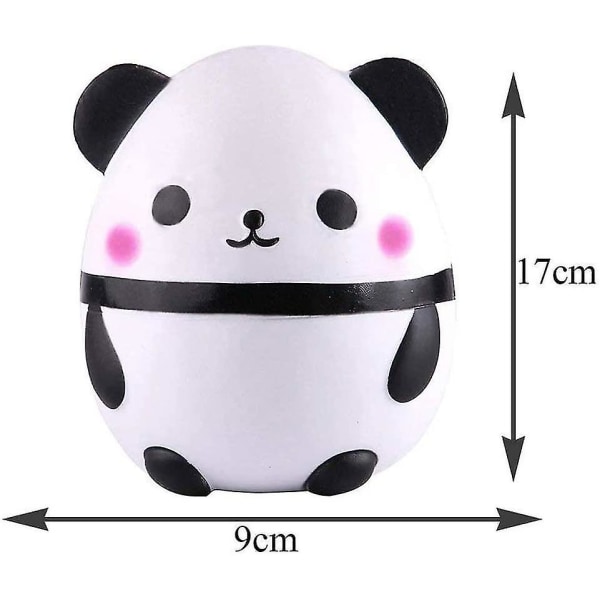 Squishies panda æg langsomt stigende klem legetøj duftende Kawaii dyr legetøj til børn voksne 1 stk (hvid)