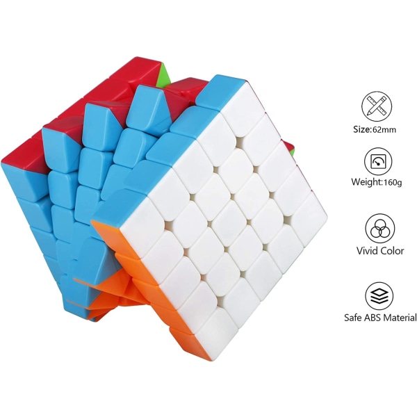 Speed Rubik's Cube 5x5-presenter för vuxna och barn