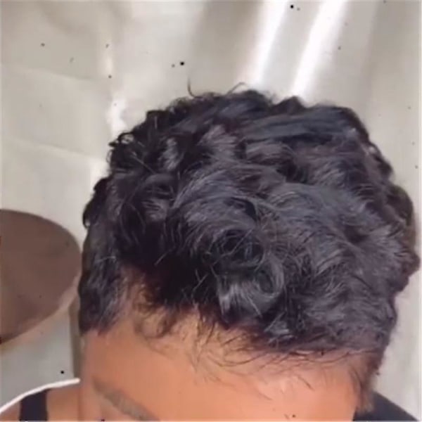 2021 Ny brasiliansk rett hår 360 blonder Bob dameparykk varmebestandig fiber for kvinner