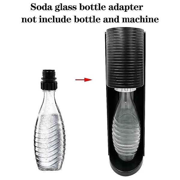 Adapter för Sodastreams-flaskor i glas