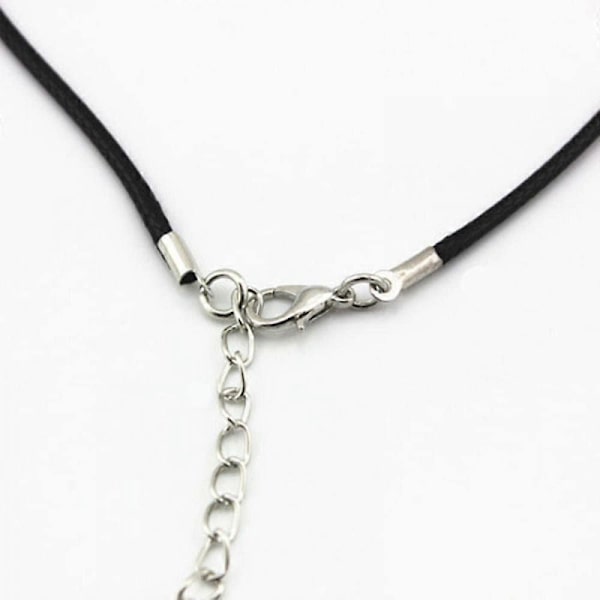 50 st Red Imitationsläder Snöre Halsband Snöre Bulk med Hummerlås, DIY Smycken Snöre & Halsband Tillverkning Snöre Röd -