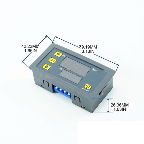 110v-220v LED Digital Timer Fördröjningsrelä Justerbar Timer Kontrollbrytare