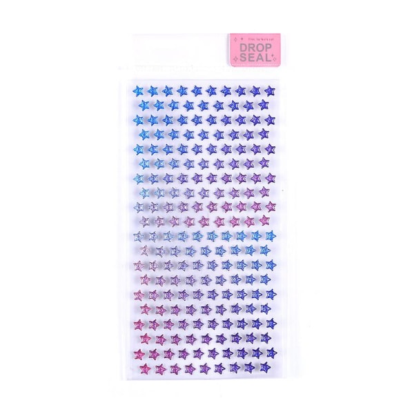 Klistremerke øredobber 3D Gems Klistremerke Girls Klistremerke øreringer Selvklebende Glitter Craft Crystal Stickers
