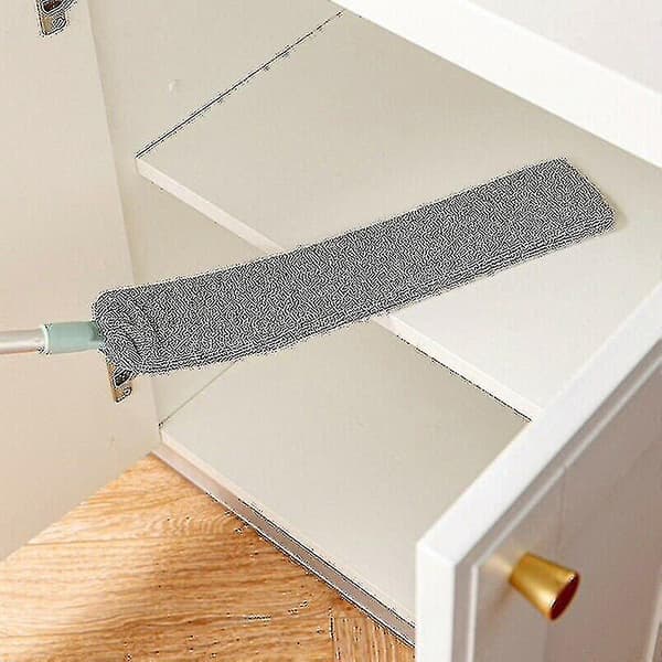 Sengestøv børste Langskaftet moppe Genanvendelig mikrofiber støvsamler Fejebørste
