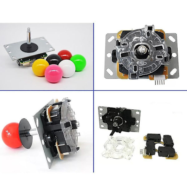 Joystick-styrenhet Joystick Joystick med kretskort 5-polig stift utan ljus Joystick Spelkonsol