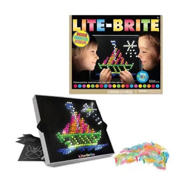 Light Up Board Set Magic Diy Led Pixel Lights Picture Tablettleksaker för barn presenter