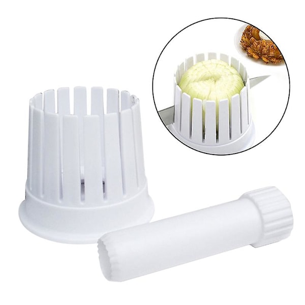 Lökblomningsmaskin Slicer Blossom Fruit & Vegetable Cutter Tools Cutting Kitchen Accessories