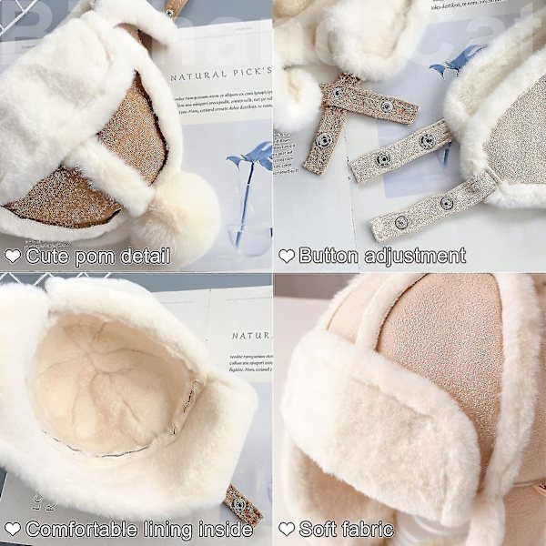 Pojk Ushanka Öronlapp Vinter Trooper Mössa Unisex Barn Trapper Hatt