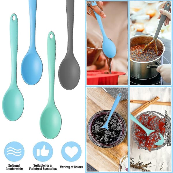 Silikon Non Stick Blandningsskedar