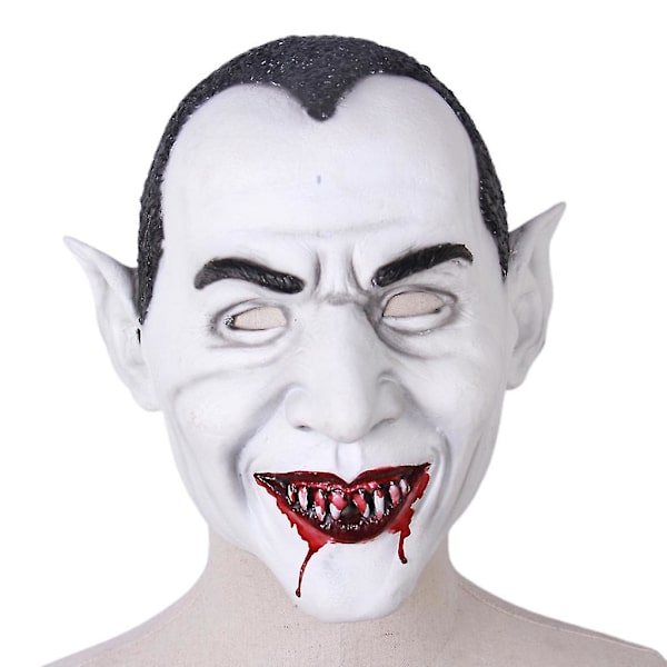 Vampyrmask Läskig Halloween Dekoration Mask Terror Zombie Spöke Blodig Djävul Mask Halloween Dekoration Kostymfest Rekvisita Vuxen Mask