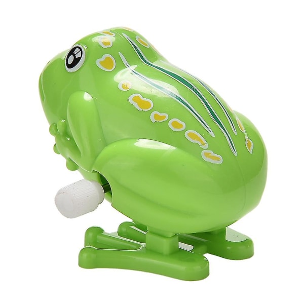 5 stk Wind Up Frog Plast Jumping Animal Classic Educational Clockwork Leker