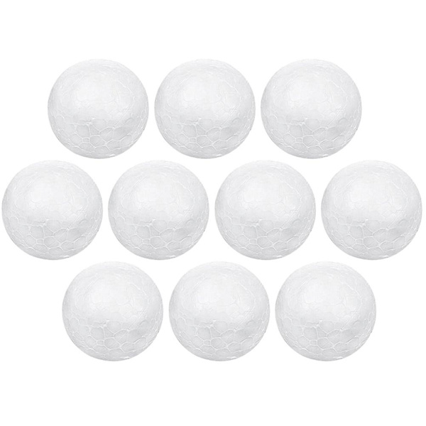10 st 8 cm bollformade ornament DIY hantverk festdekoration