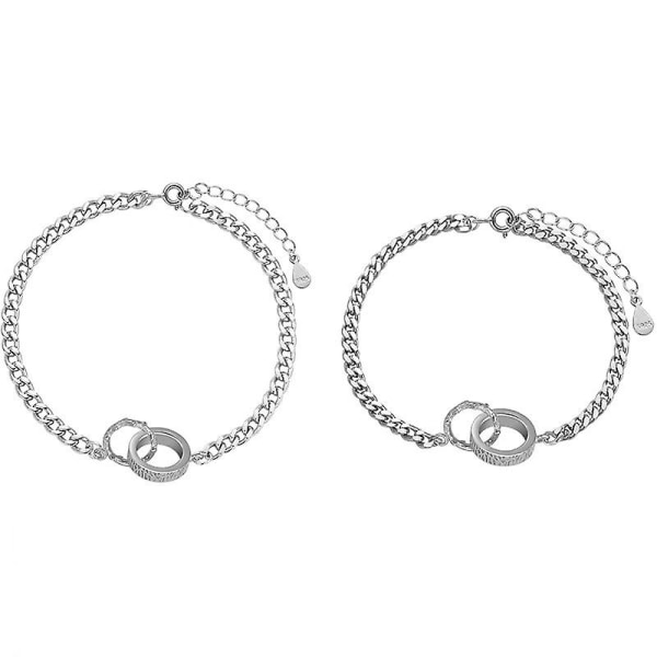 Bracelet Friendship Couple Distance Matching Bracelet Gifts 2 Pieces, Valentine's Day Gift