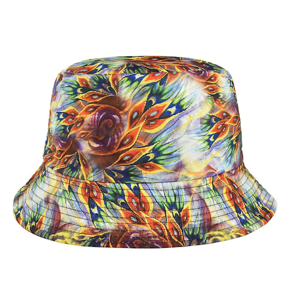 Ny graffitikruka hatt sommar fiskare hatt personlighet tie dye kruka hatt fiske solskydd hatt män och kvinnor utomhus äventyr hatt