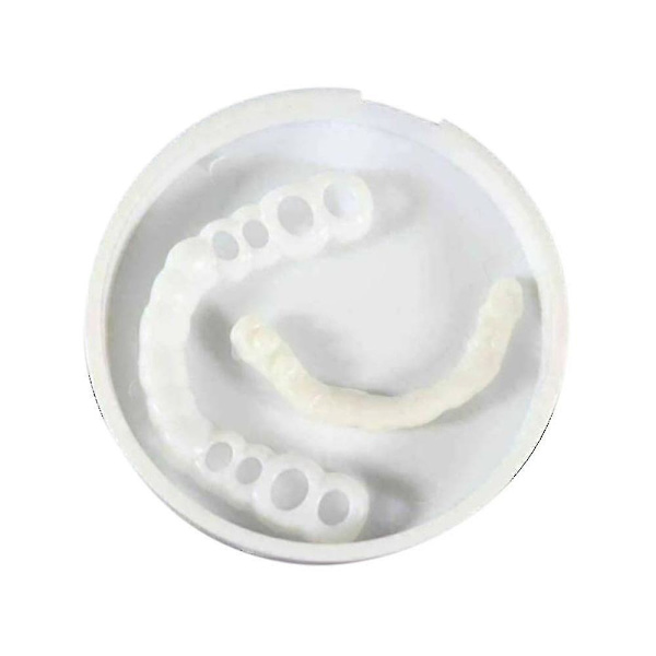 Dental Veneers Dentures Tann Deksel Sett - Snap On Falske Tenner (Nedre & Øvre)