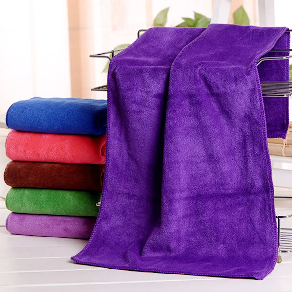Mikrofiberhandduk för hårtorkning, superabsorberande, (grå)
