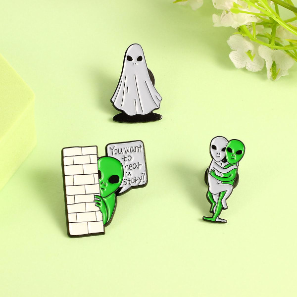 GHYT 3pack Grön Alien Emallj Slipstift