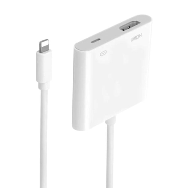 Lightning till Hdmi & Lightning-adapter (stödjer Ios 13)