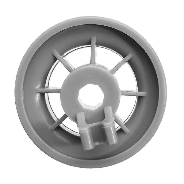 4 X Diskmaskin undre korgskena hjul för Bosch Neff & Siemens Grå 165314（grå）