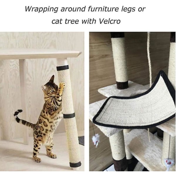 Cat Scratcher Møbelbeskyttere Kjæledyr, bordben Katt Ripebestandig sofa for beskyttelse av møbler, Katt Hund skrapematte
