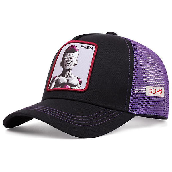 Cartoon Dragon Ball Baseball Cap Anime Net Cap Goku Buu Live Summer Hip Hop Casual Hat Frieza