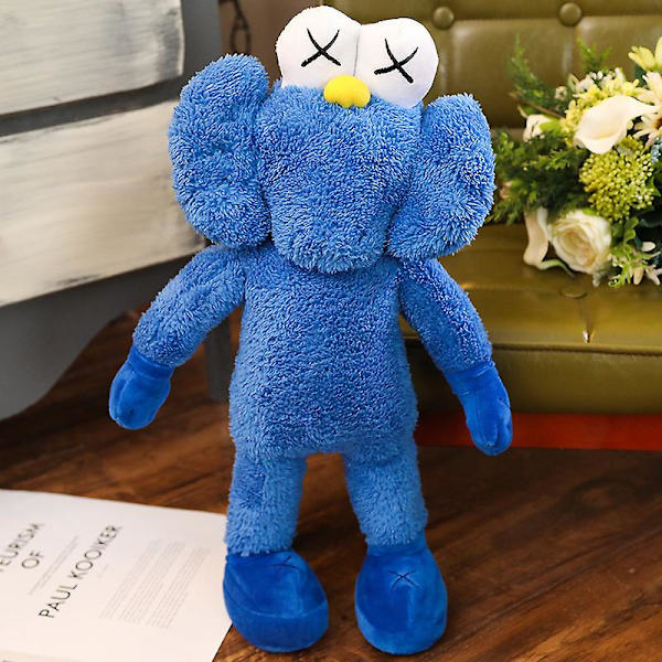Tik Tokkaws Sesame Street Docka Ledig Trendig Märkes Plyschleksak Present Till Flickor（50cm，blå）