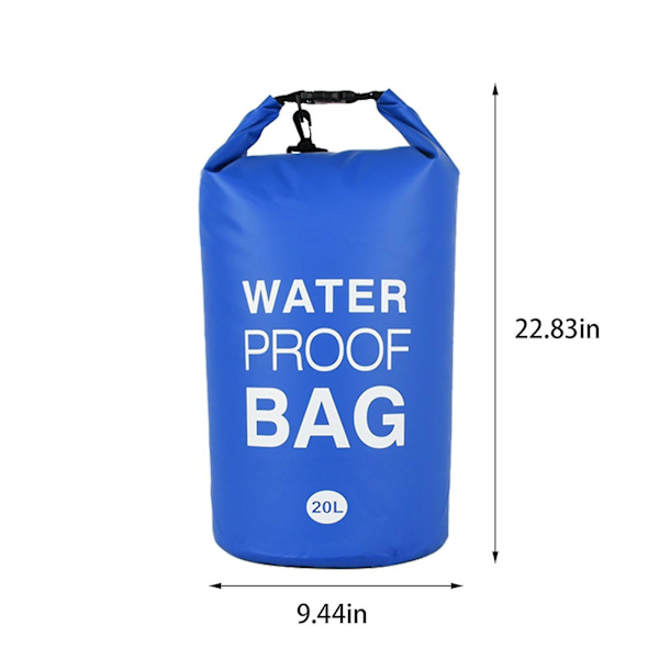 Universell pooltrappa och stegvikt (20 l) Easyquick fyller sand, 250d PVC vattentät torr väska (1 PVC vattentät torr väska, blå)
