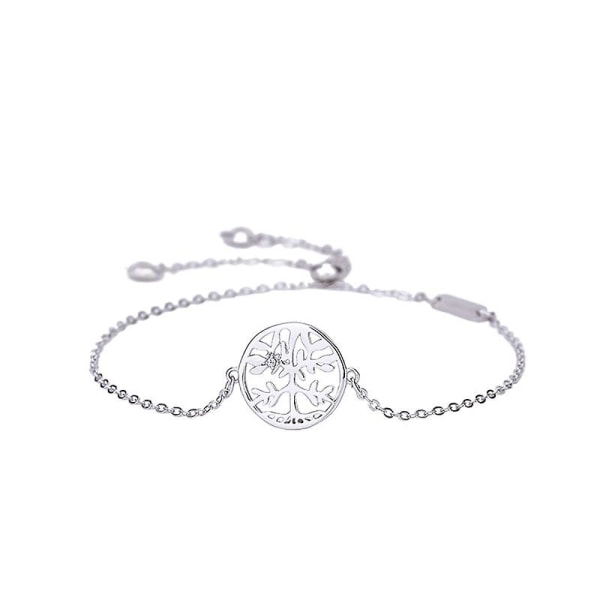 Kvinnors knutarmband S925 sterling silver runt armband smycken present