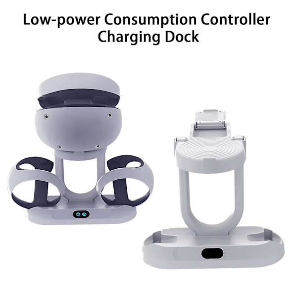 VR-glasögonladdningsstativ med indikator Användarvänlig Stabil utgång Pålitlig Multifunktionell Snabbladdning ABS VR-glasögon Headset Controller C - Snngv