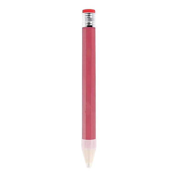 Gigantiske blyanter for rekvisitter/gaver/dekor - 14 tommers tre stor nyhet blyant med hette for skoler og (rosa)