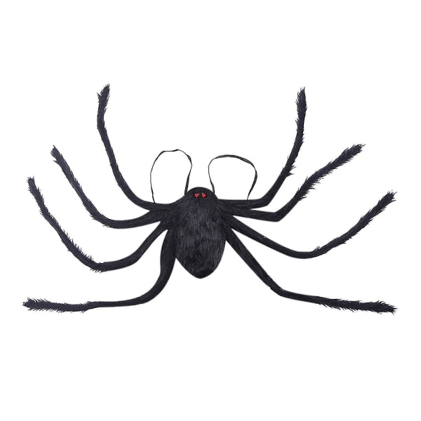 Aleko Halloween Spider Ryggsäck Kostym Färgglad Spindeldräkt med rem och ficka Svart