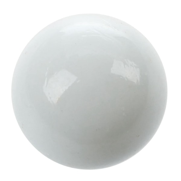 20 stk. Marbles 16mm Glass Marbles Knicker Glass Balls Dekorasjonsfarge Nuggets Toy White