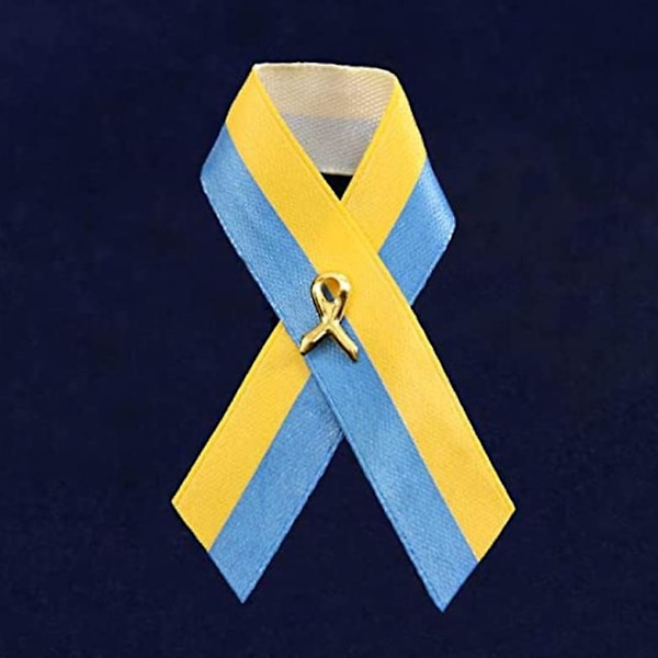 Ukraine Flag Pin, 3PCS Ukraine Flag Enamel Ribbon Pins, Country Flag Lapel Pin, Ukraine Flag Badges