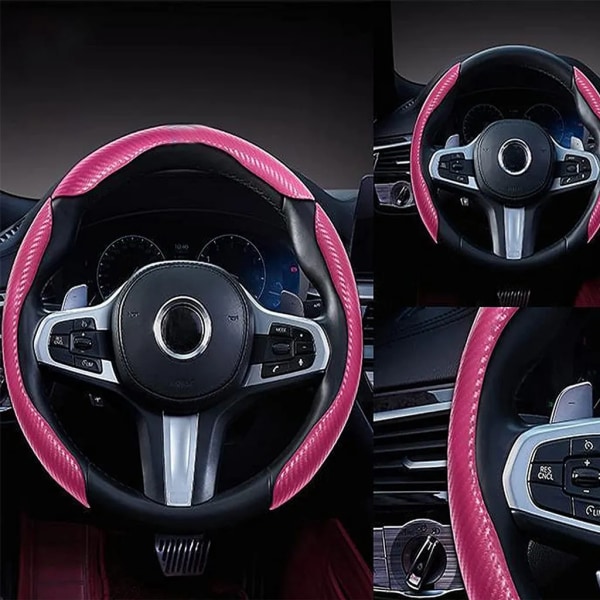 1 par Universal Car Rat Covers - Andas rosa
