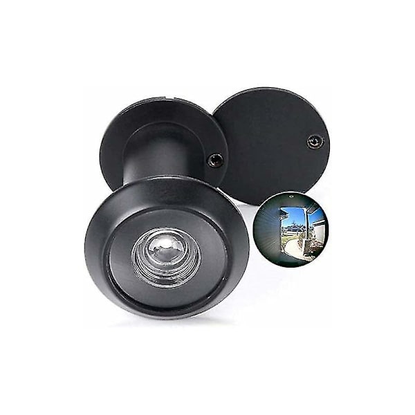 Tittöga med rostfritt stål utseende tittöga för installation i dörrblad av 35-55 mm på en bred