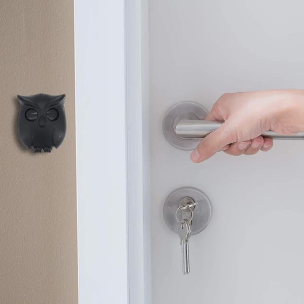 2 stk. uglemagnet nøgleholder magnetiske nøgleringe kroge