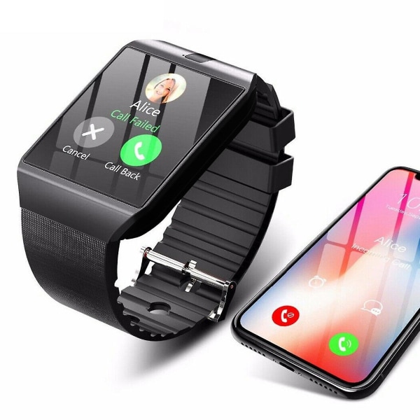 Smartwatch Smart Phone Watch 2-i-1 Multicolor Bluetooth Health and Fitness Assistant Sensitive Touch Stilfuldt flerfarvet valgfrit (hvid)