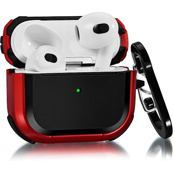 Skydd för AirPods 3-fodral, Stötsäkert AirPod Gen 3-fodral iPod 3 Hörlurar Hårdt Skal för Män Kvinnor Kompatibelt med Apple Air Pod 3:e Generationen Cha