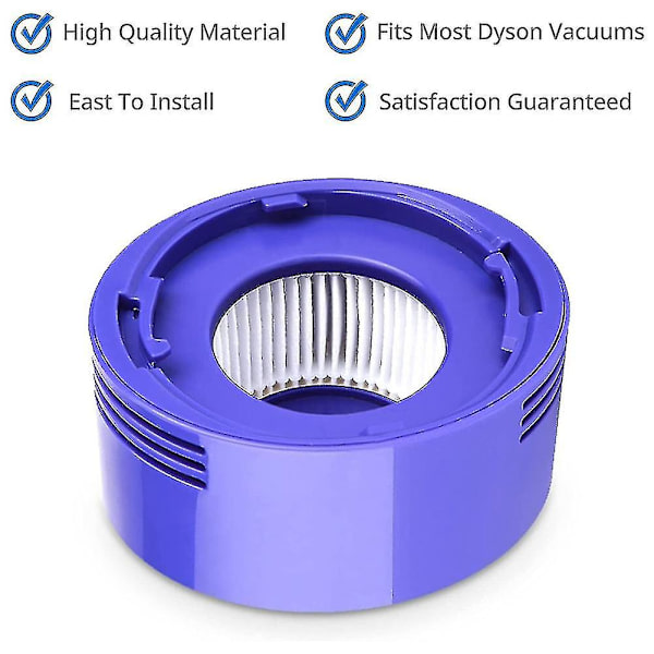 Vakuumfilter Sæt Til Dyson V7 & V8, Pre-filter Og Hepa Post-filter - Snngv