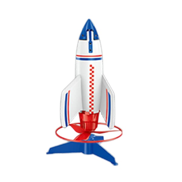 Rakettkaster for barn, elektrisk motorisert luftrakettleketøy, utendørs selvutskytende rakettleketøy for barn i alderen 8+ (rød)