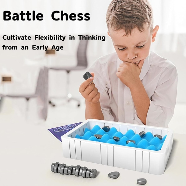 Magnetisk schackspel, magnetiskt brädspel 2023, roligt bordsmagnetspel med 20 magneter, strategispel kompatibla barn & vuxna Familjefestspel