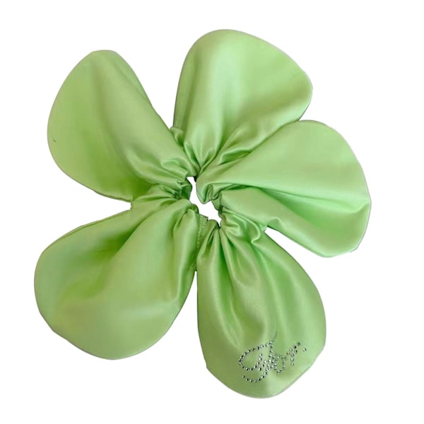 Bløde satin scrunchies til kvinder (grøn)