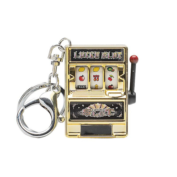 1 kpl Lucky Jackpot Mini Hedelmäpeliautomaatti Hauska Syntymäpäivä Avaimenperä Lahja Lapsille Opettava Lelukolikoilla Toimivat Pelit Uhkapelaaminen Kone