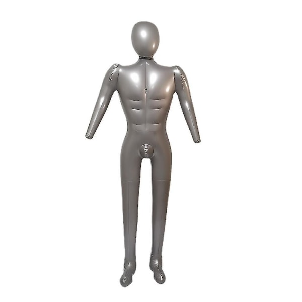 Mandlig oppustelig helkropsmannequinmodel, skjorte- og buksdisplay Dummy-torsomodel