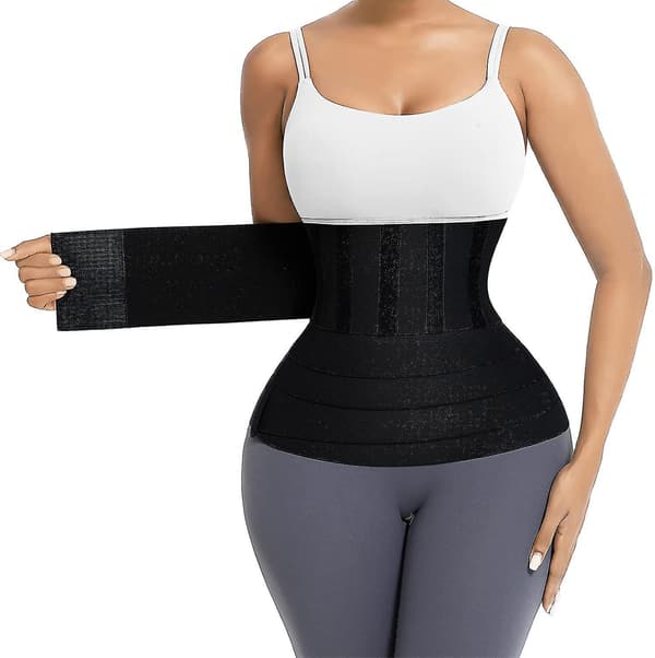 Midjeformare för Kvinnor Sauna Bälte Mage Wrap Plus Size (3m)