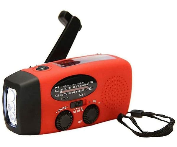 Vevaradio med solceller och vev