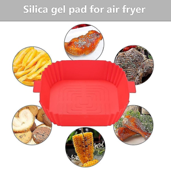 Silikone bageplade Air Fryer silikoneplade måtte køkkengrej silikone bageplade måtte høj kvalitet