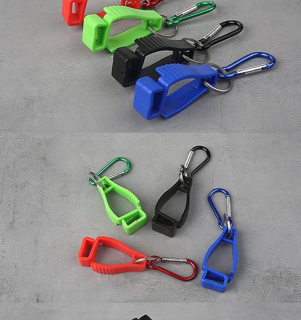 Multifunktionel handskeholder klemme 6 stk.